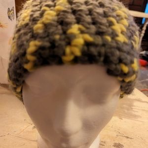 Crocheted winter hat